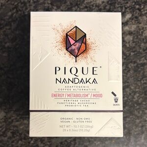 Pique Nandaka Adaptogenic Tea - new in box - unopened.